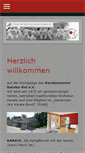 Mobile Screenshot of karate-wangen.de